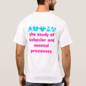 Brain Psychologie T-shirt (Achterkant)
