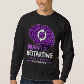 Brain Restarting Please Wait Epilepsy Awareness Trui (Voorkant)