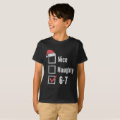 Brain Rot 6-7 Meme Leuk Stout 67 Kerst Grappig T-shirt (Voorkant volledig)