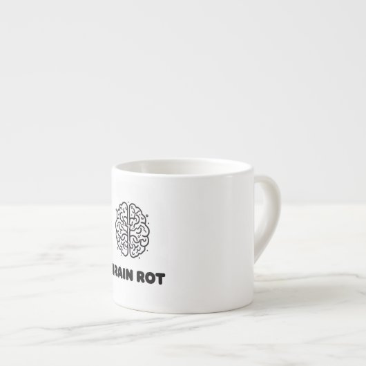 Brain Rot Club Specialty Coffee Mok (Voorkant rechts)