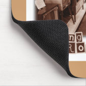 Brain Rotting Funny Retro Foto Slogan Muismat (Hoek)