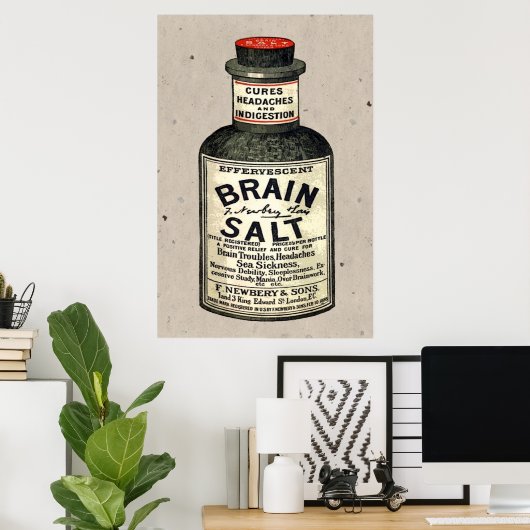 Brain Salt Poster (Thuiskantoor)