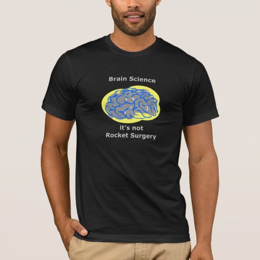 Brain Science (donker) T-shirt (Voorkant)