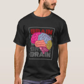 Brain Shirt - Eigenzinnige Smart Thinker Graphic T (Voorkant)