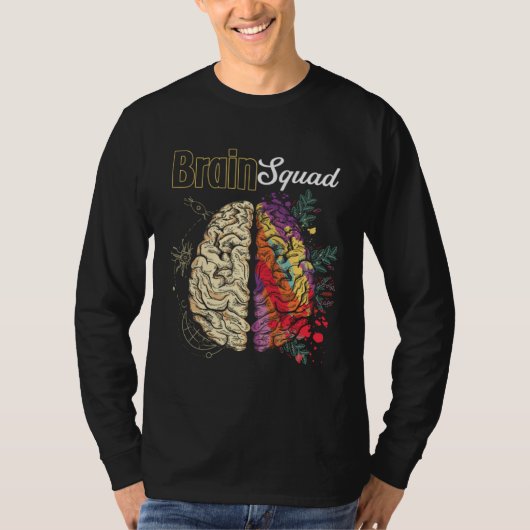 Brain Squad Medicine Neurosurgery Neurosurgeon T-shirt (Voorkant)
