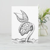 'Brain Stem' - 5x7 kaartprint Bedankkaart (Staand voorkant)