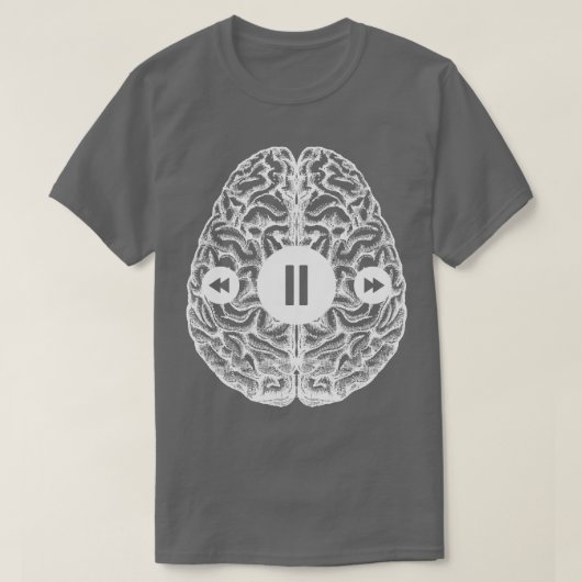 Brain Stop Psychologie ADHDby Tobe Fonseca T-shirt (Design voorkant)