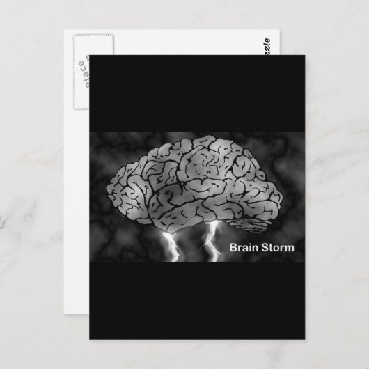 Brain Storm Briefkaart (Voorkant / Achterkant)