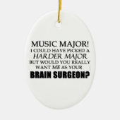 Brain Surgeon Ceramic Ornament (Voorkant)