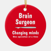 Brain Surgeon Keramisch Ornament (Voorkant)