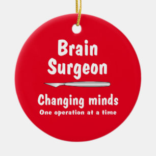 Brain Surgeon Keramisch Ornament