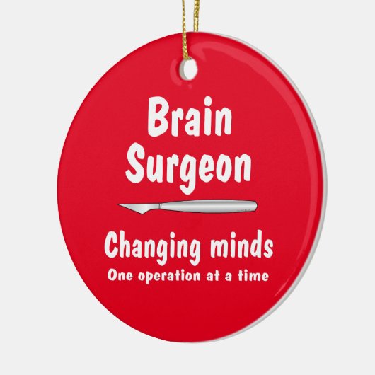 Brain Surgeon Keramisch Ornament (Links)