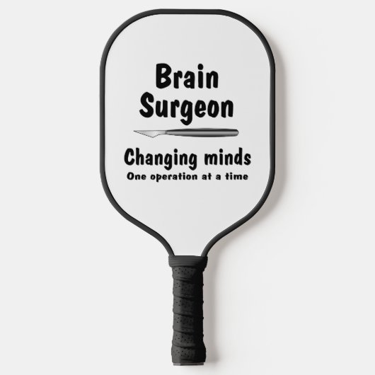 Brain Surgeon Pickleball Paddle (Voorkant)