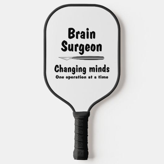 Brain Surgeon Pickleball Paddle (Achterkant)