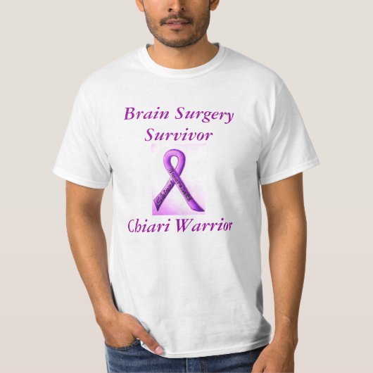 Brain Surgery Chiari Warrior T-shirt (Voorkant)