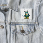 Brain Survivor Button (In situ)