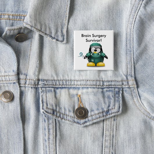 Brain Survivor Button (In situ)