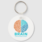Brain Technology - Split Hemispheres Mind Sleutelhanger (Voorkant)
