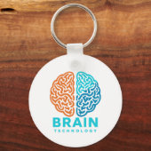 Brain Technology - Split Hemispheres Mind Sleutelhanger (Voorkant)
