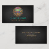 Brain Tree of life - Colorful Leaves Visitekaartje (Voorkant / Achterkant)