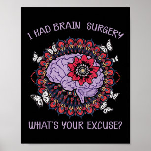 Brain Tumor Awareness I had Brain Chirurgie What Y Poster
