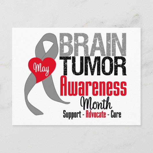 Brain Tumor Awareness Maand Briefkaart (Voorkant)