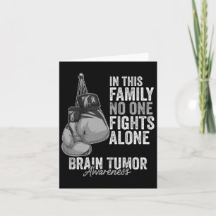 Brain Tumor Awareness Month Boxing Glove Gray Can Kaart