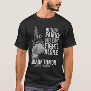 Brain Tumor Awareness Month Boxing Glove Gray Can T-shirt