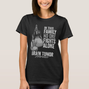 Brain Tumor Awareness Month Boxing Glove Gray Can T-shirt