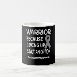 Brain Tumor Awareness Month Brain Tumor Warrior Koffiemok