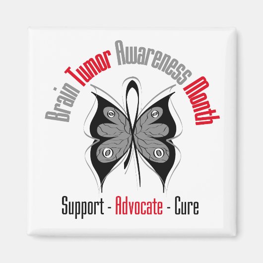 Brain Tumor Awareness Month Butterfly Magneet (Voorkant)