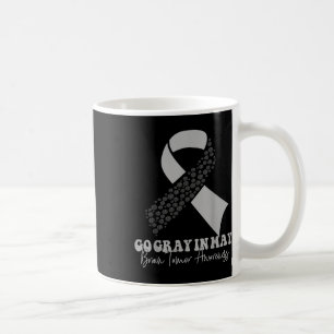 Brain Tumor Awareness Month Draag Cancer Ribbon Gr Koffiemok