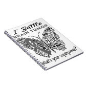 Brain Tumor Awareness Month Ribbon Gifts Notitieboek (Rechterzijde)