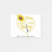 Brain Tumor Awareness Month Ribbon Gifts Post-it® Notes (Voorkant)