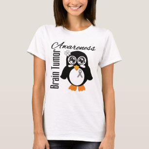 Brain Tumor Awareness Penguin T-shirt