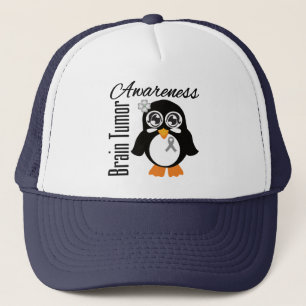 Brain Tumor Awareness Penguin Trucker Pet