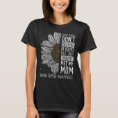 Brain Tumor Awareness Ribbon Mam Warrior T-shirt (Voorkant)