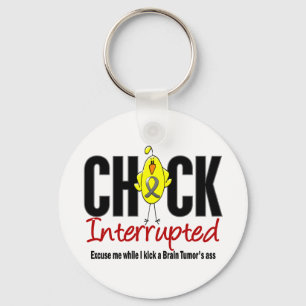 Brain Tumor Chick onderbroken Sleutelhanger