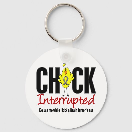 Brain Tumor Chick onderbroken Sleutelhanger (Voorkant)
