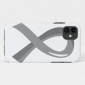 Brain Tumor Grey Ribbon 3 Case-Mate iPhone Case (Achterkant (horizontaal))