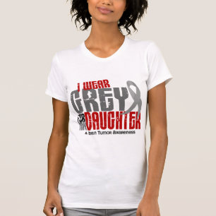 Brain Tumor ik Draag grijs voor mijn dochter 6.2 T-shirt