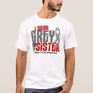 Brain Tumor ik Draag grijs voor mijn zuster 6.2 T-shirt