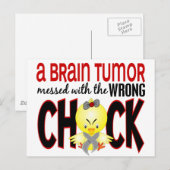 Brain Tumor met de verkeerde meid Briefkaart (Voorkant / Achterkant)