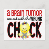 Brain Tumor met de verkeerde meid Briefkaart (Voorkant)