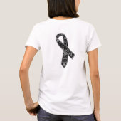 Brain Tumor Slogans T-shirt (Achterkant)