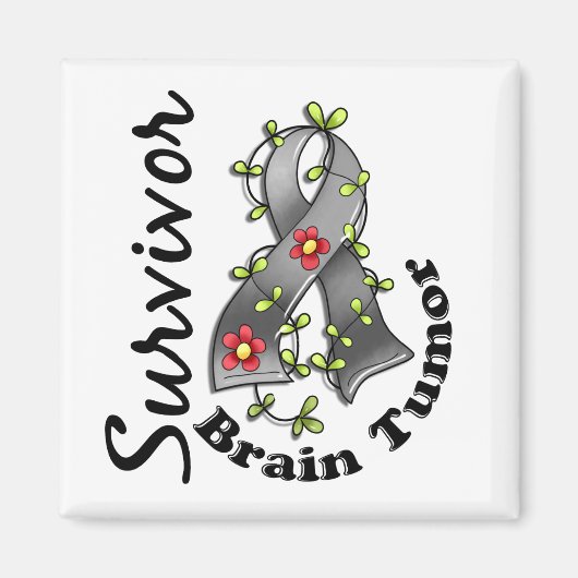 Brain Tumor Survivor 15 Magneet (Voorkant)