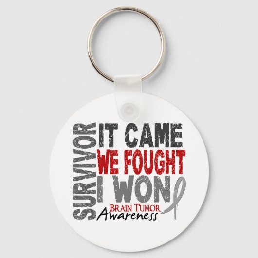 Brain Tumor Survivor dat we vonden dat ik wou Sleutelhanger (Voorkant)