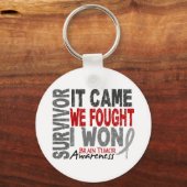 Brain Tumor Survivor dat we vonden dat ik wou Sleutelhanger (Voorkant)