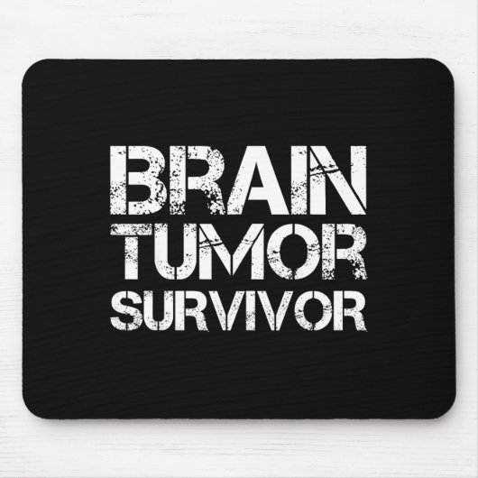 Brain Tumor Survivor For Brain Cancer Awareness Da Muismat (Voorkant)