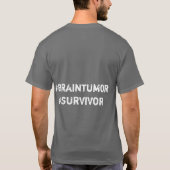 Brain Tumor Survivor T-Shirt (Unisex) (Achterkant)